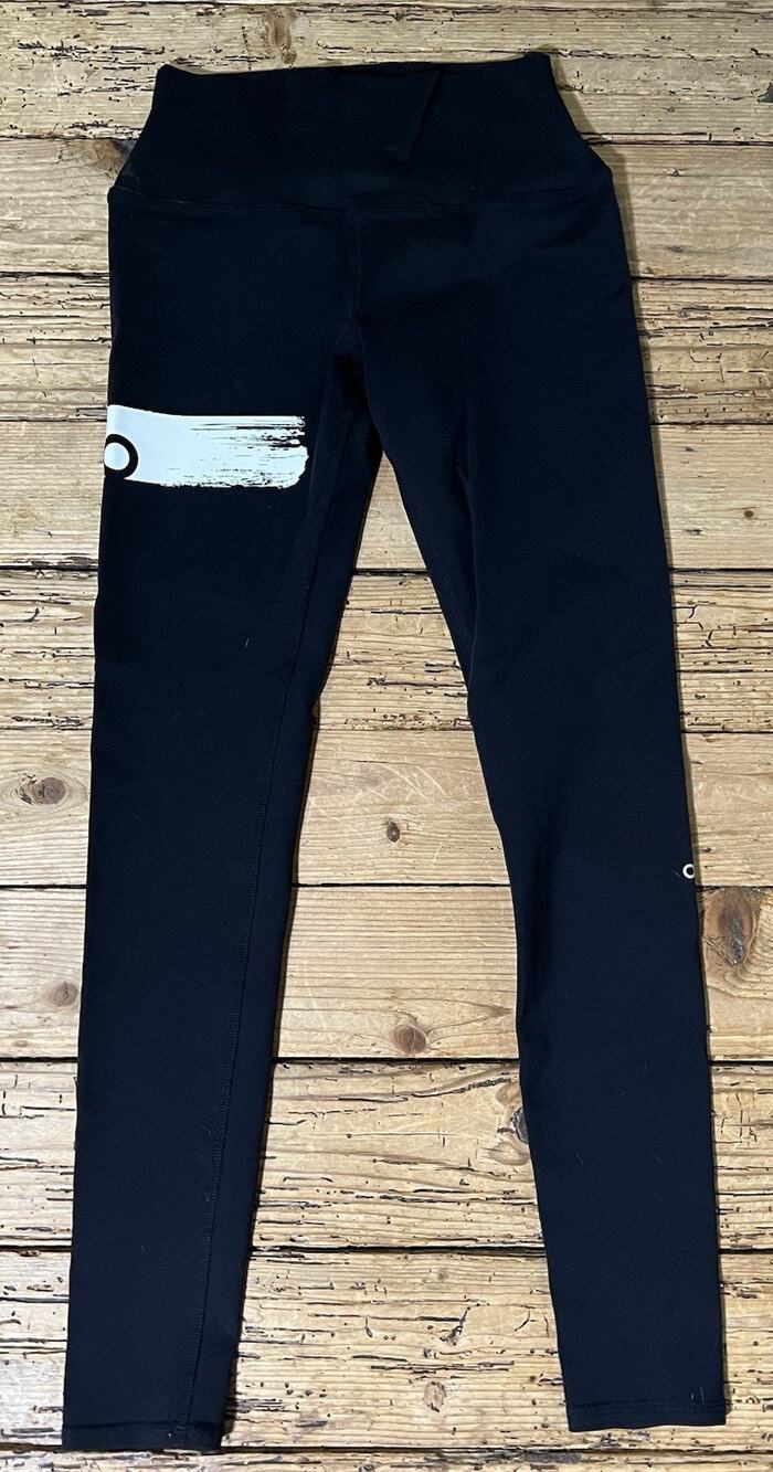 ALO Women’s Size S Black Airbrushed Yoga Leggings